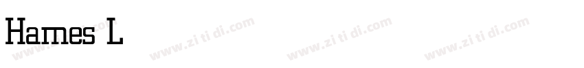 Hames Light字体转换